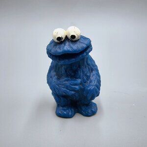 Vintage Cookie Monster Minikin Pvc Figure Sesame Street Germany Heimo 2" First